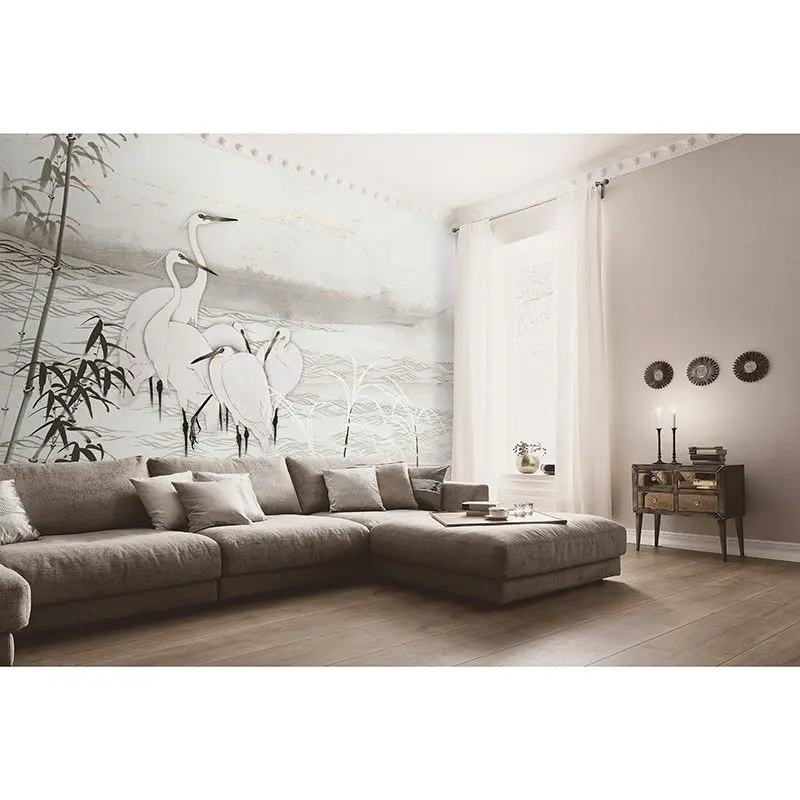 Digitaldruck-Tapete Grau, Silber, Schwarz, Anthrazit, Weiß Guido Maria Kretschmer (1042771)