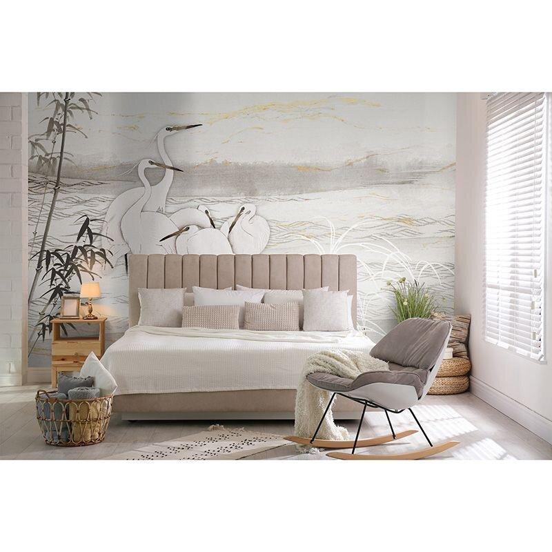 Digitaldruck-Tapete Grau, Silber, Schwarz, Anthrazit, Weiß Guido Maria Kretschmer (1042771)