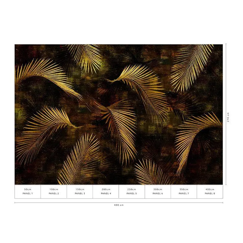 Digitaldruck-Tapete Gold, Kupfer, Schwarz, Anthrazit Guido Maria Kretschmer (1042765)