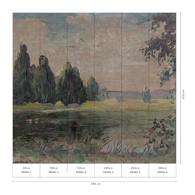 Digitaldruck-Tapete Blau, Braun, Grün Guido Maria Kretschmer (1042751)