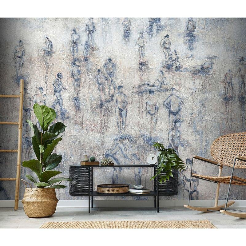 Digitaldruck-Tapete Blau, Braun, Grün Guido Maria Kretschmer (1042749)