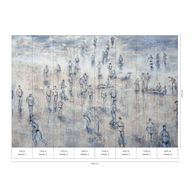 Digitaldruck-Tapete Blau, Braun, Grün Guido Maria Kretschmer (1042748)