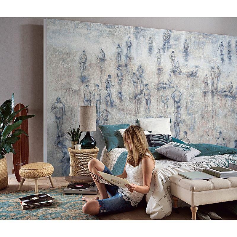 Digitaldruck-Tapete Blau, Braun, Grün Guido Maria Kretschmer (1042748)