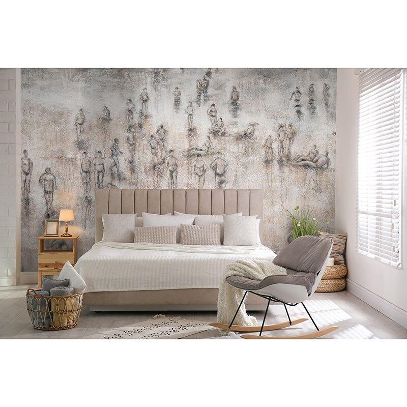 Digitaldruck-Tapete Braun, Grau, Silber Guido Maria Kretschmer (1042746)