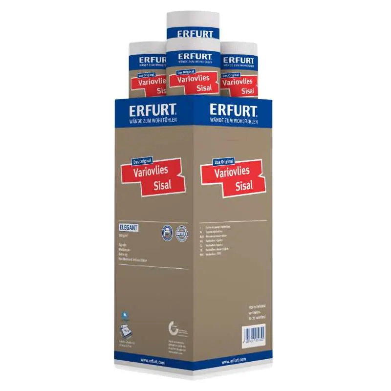 ERFURT Variovlies Sisal 25 x 0,75 m, Karton (4 x Rolle)