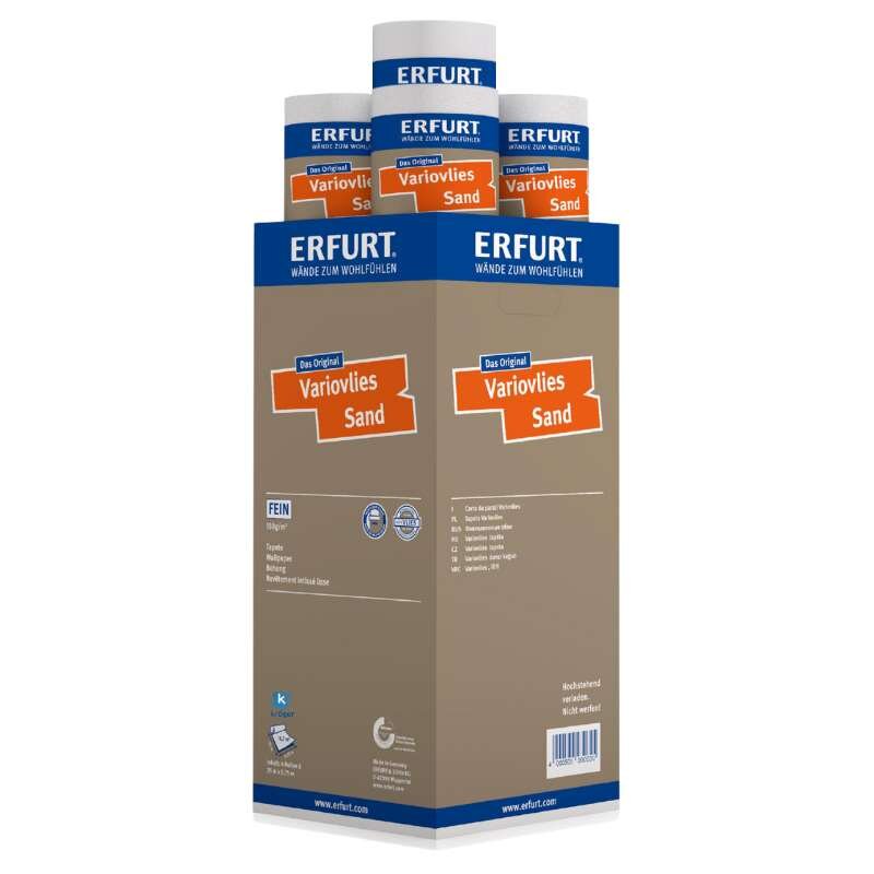 ERFURT Variovlies Sand 25 x 0,75 m, Karton (4 x Rolle)