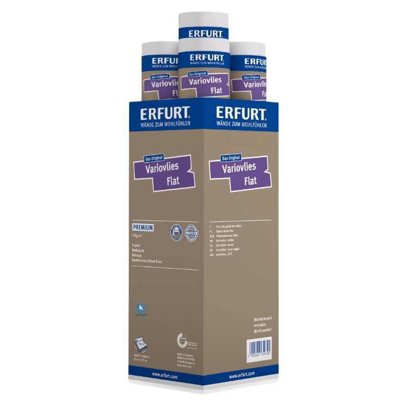ERFURT Variovlies Flat Premium 25 x 0,75 m, Karton (4 x Rolle)