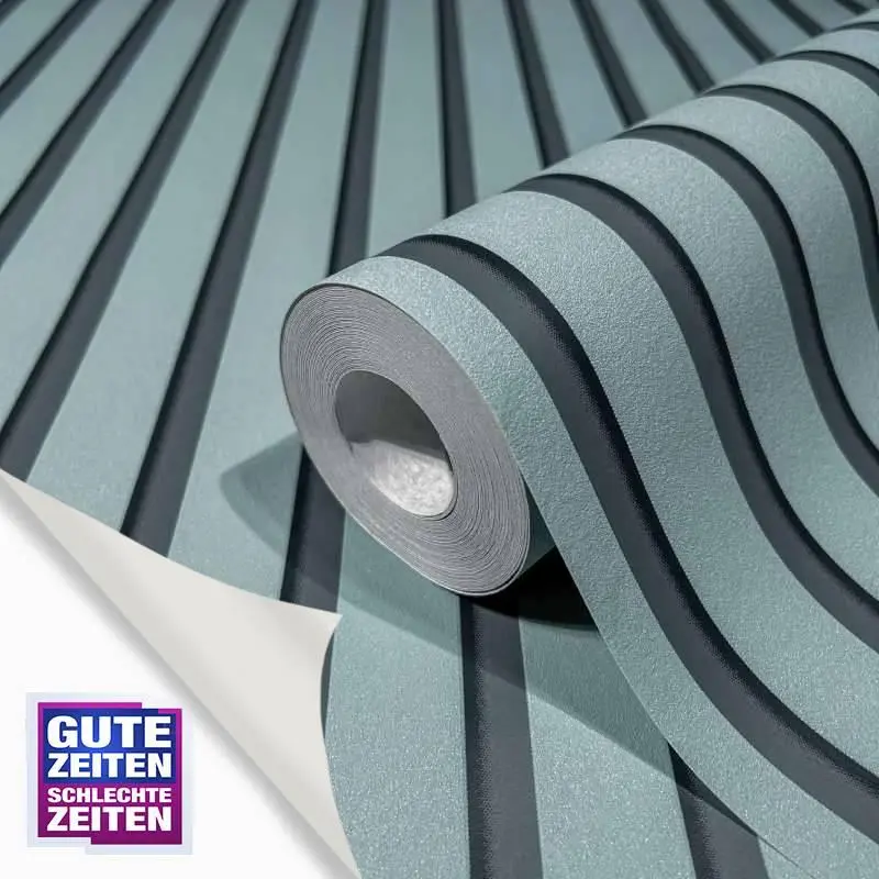 Tapete GZSZ Blau, Schwarz, Anthrazit Marburg Vliestapete (1044454)