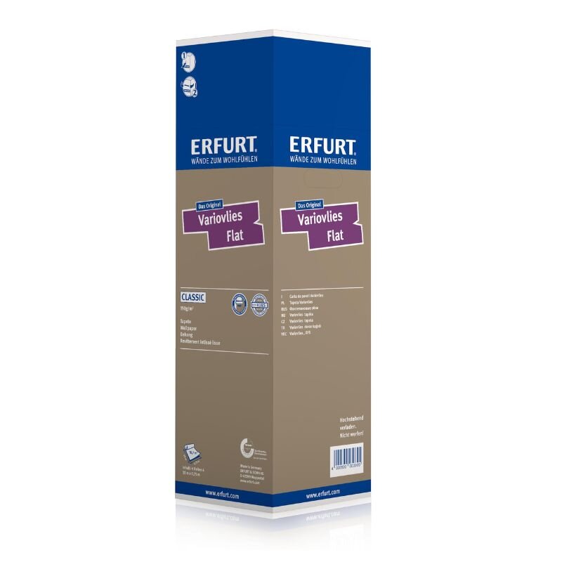 ERFURT Variovlies Flat Classic 25 x 0,75 m, Karton (4 x Rolle)