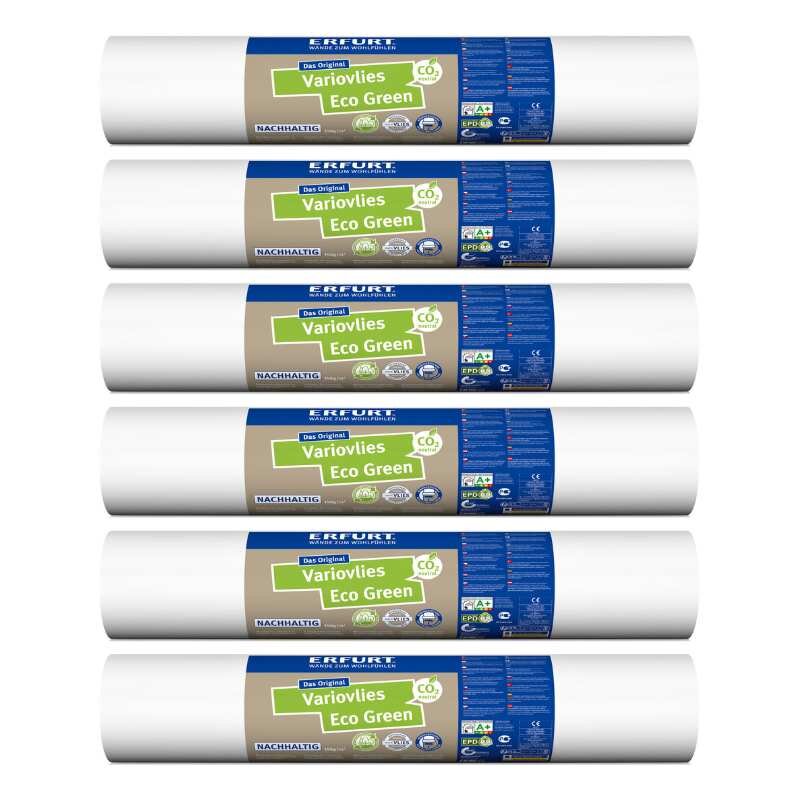 ERFURT Variovlies Eco Green 20 x 0,53 m, Karton (6 x Rolle)