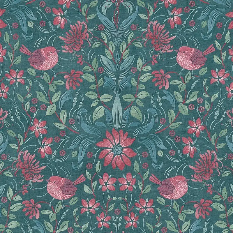 Tapete Blau, Grün, Petrol, Pink AS-Creation Vliestapete (1042647)