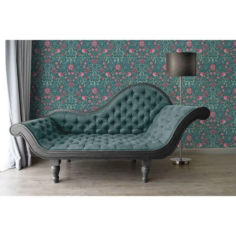 Tapete Blau, Grün, Petrol, Pink AS-Creation Vliestapete (1042647)