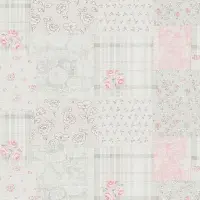 Tapete Grau, Silber, Rosa, Rose AS-Creation Vliestapete...