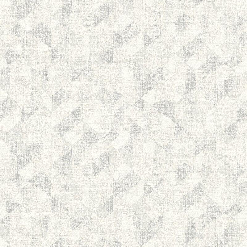 Tapete Grau, Silber, Weiß Rasch Vliestapete (1042599)