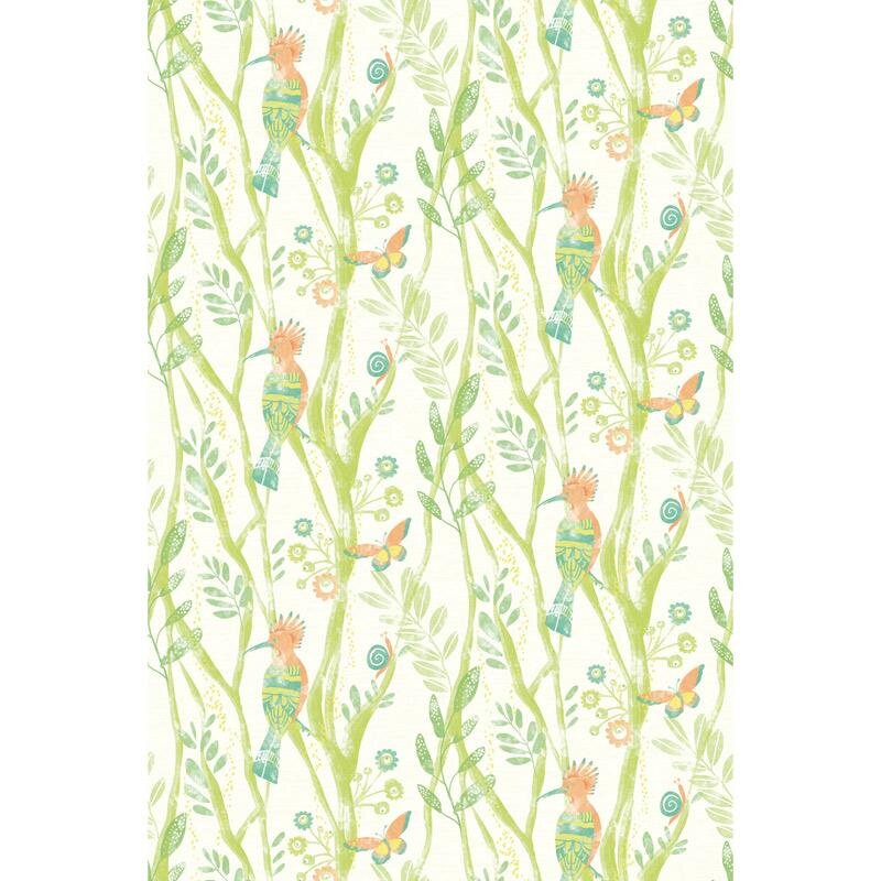 Digitaldruck-Tapete Beige, Creme, Grün, Pastellfarben Eijffinger (1020935)