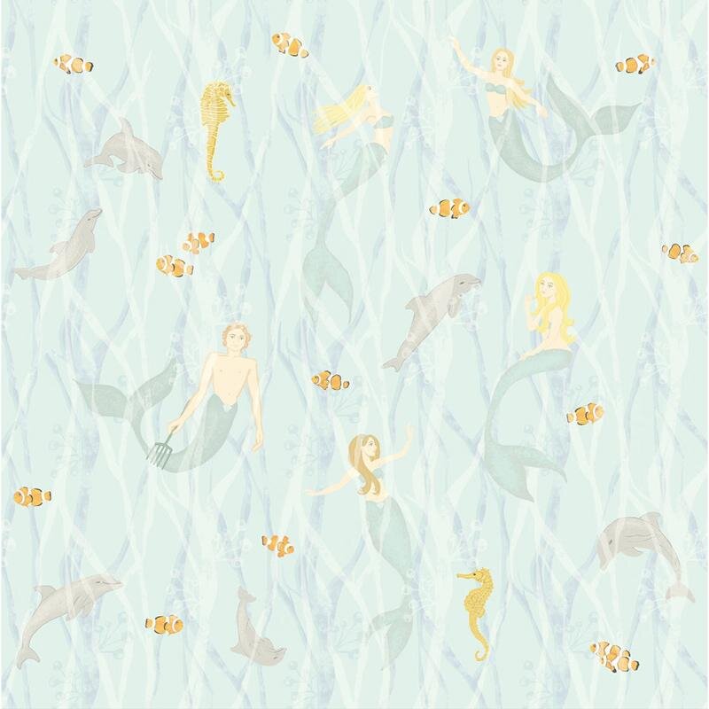 Digitaldruck-Tapete Türkis Eijffinger (1020932)