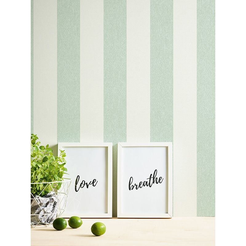 Tapete Grün, Pastellfarben, Weiß innova Vliestapete (1042518)