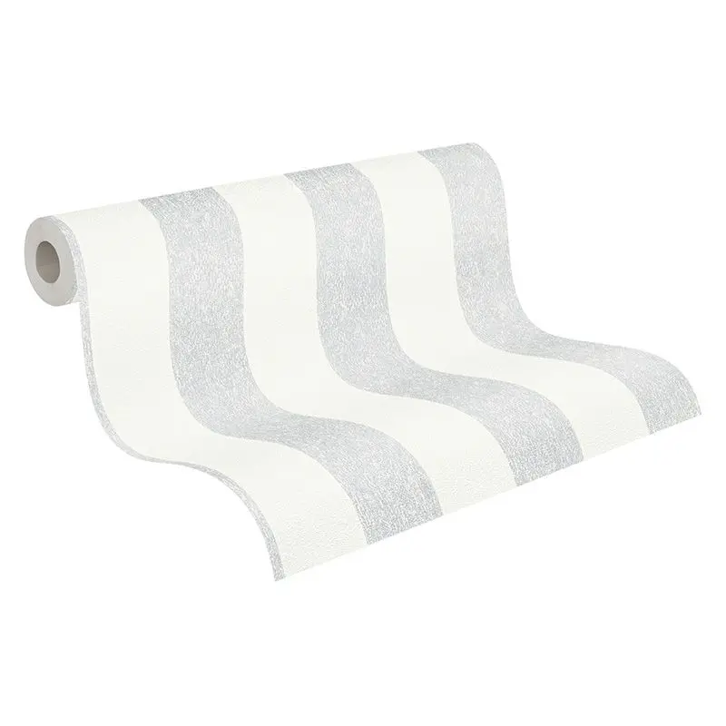 Tapete Grau, Silber, Weiß innova Vliestapete (1042517)