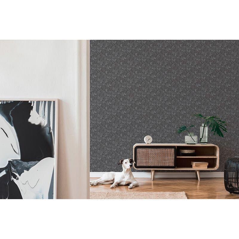 Tapete Grau, Silber, Schwarz, Anthrazit innova Vliestapete (1042516)