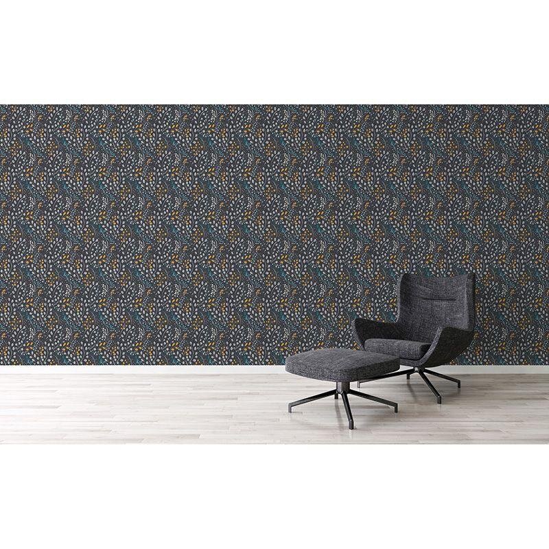 Tapete Bunt, Grau, Silber, Schwarz, Anthrazit innova Vliestapete (1042497)