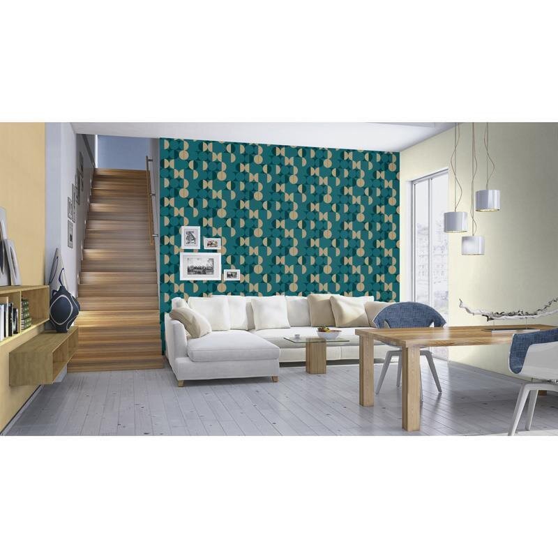 Tapete Blau Luigi Colani Vliestapete (1030271)