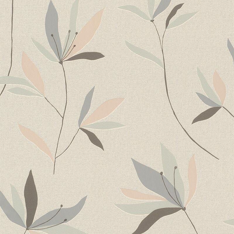 Tapete Beige, Creme, Braun, Grau, Silber Rasch Vliestapete (1042387)