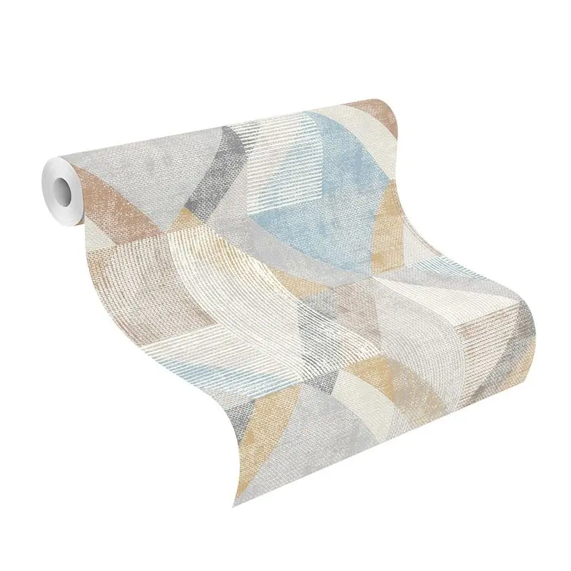 Tapete Blau, Grau, Silber, Weiß Rasch Vliestapete (1042330)