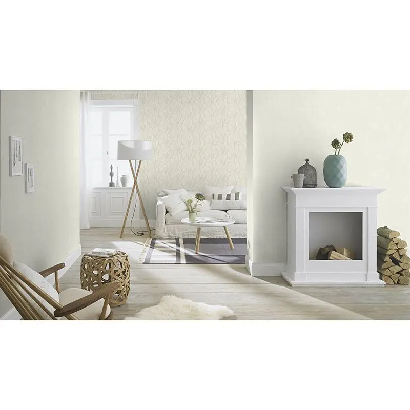 Tapete Grau, Silber, Weiß Rasch Vliestapete (1042364)