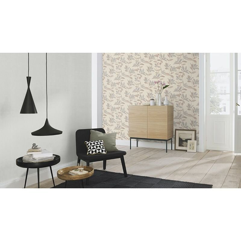 Vliestapete Grau zeitlose Dekoration Rasch Deco Style