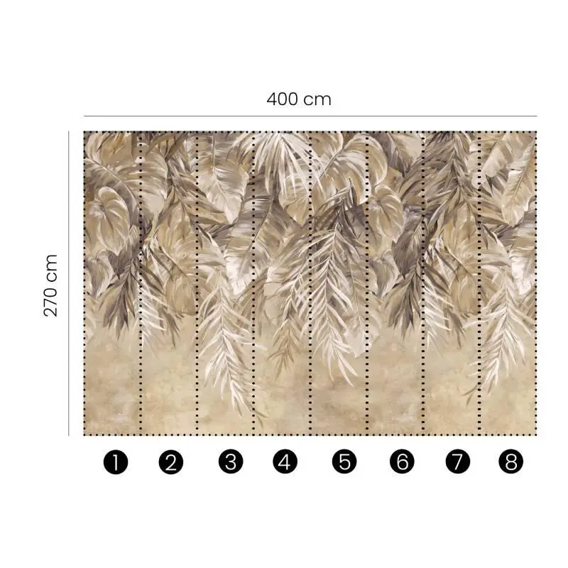 Digitaldruck-Tapete Beige, Creme, Braun Guido Maria Kretschmer (1044418)