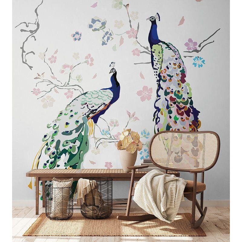 Digitaldruck-Tapete Bunt, Weiß livingwalls (1042273)