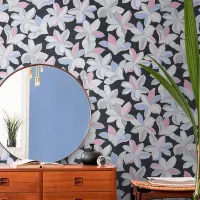 Tapete Grau, Silber, Rosa, Rose, Schwarz, Anthrazit...