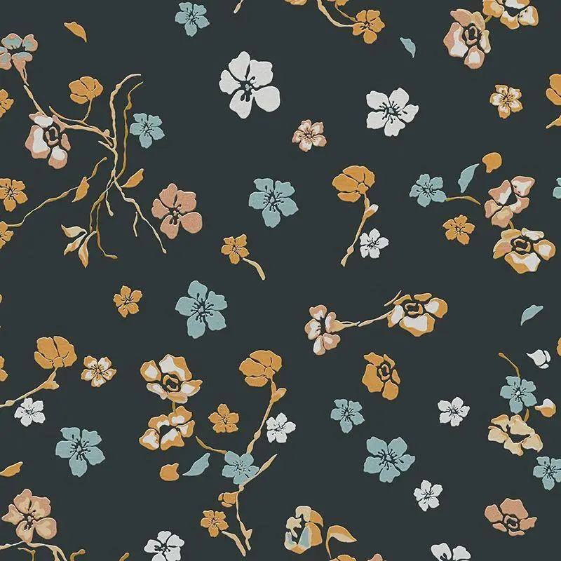 Tapete Gelb, Vanille, Schwarz, Anthrazit livingwalls Vliestapete (1042265)