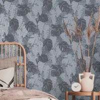 Tapete Grau, Silber, Schwarz, Anthrazit livingwalls...