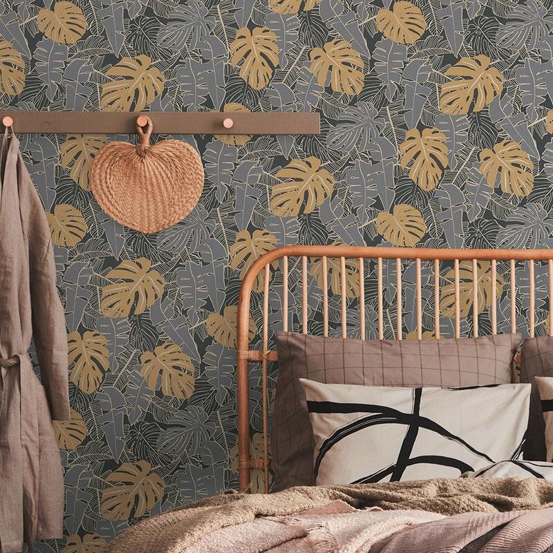 Tapete Grau, Silber, Schwarz, Anthrazit livingwalls Vliestapete (1042255)