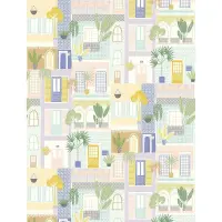 Digitaldruck-Tapete Bunt Windows (1042182)