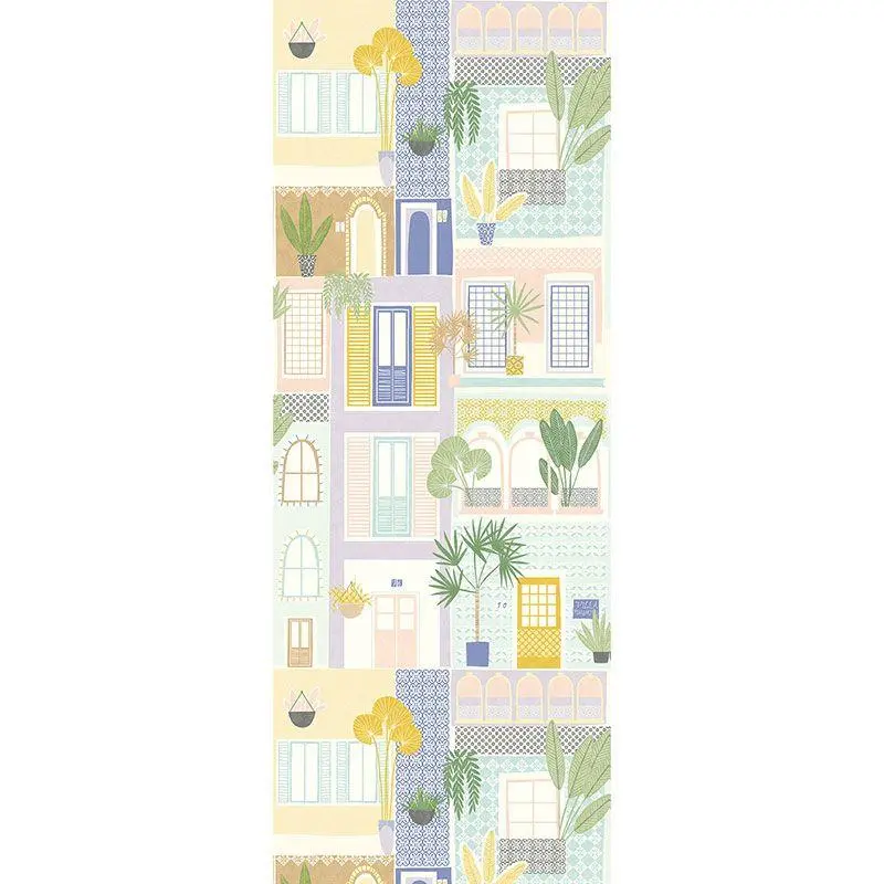 Digitaldruck-Tapete Bunt Windows (1042180)