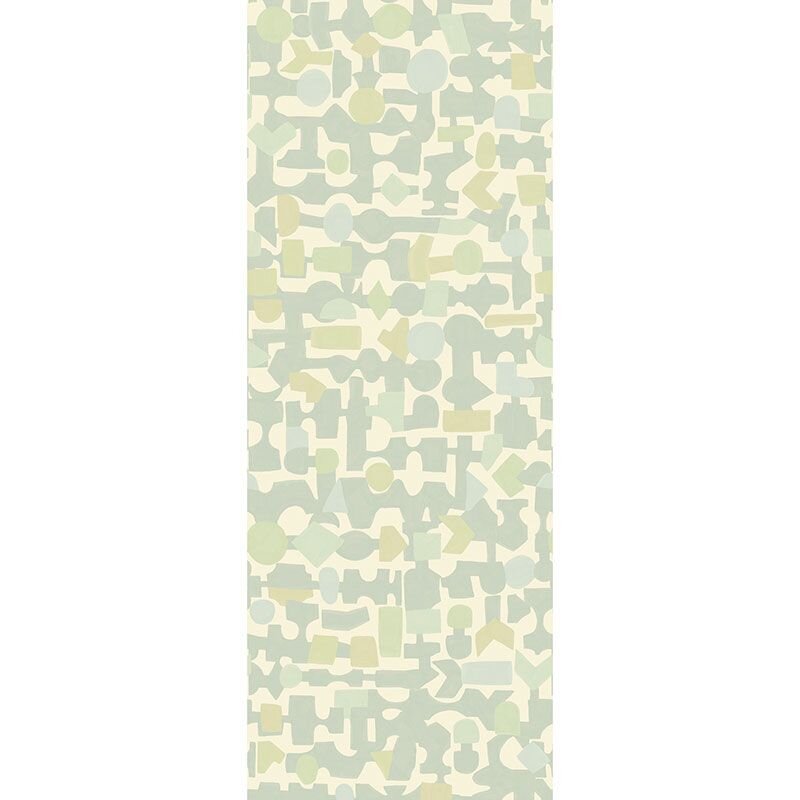 Digitaldruck-Tapete Blau, Grün BLOCKS (1042177)