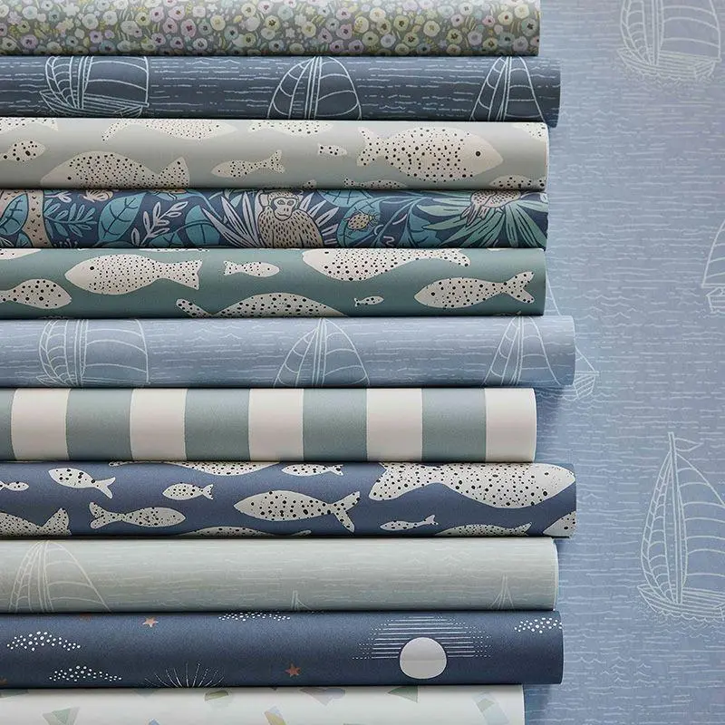 Tapete Blau, Grün Eijffinger Vliestapete (1042146)