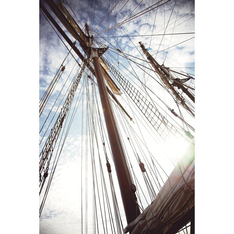 Digitaldruck-Tapete Blau, Braun Eijffinger (1020925)