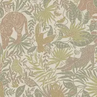 Tapete Braun, Gr&uuml;n Eijffinger Vliestapete (1042142)