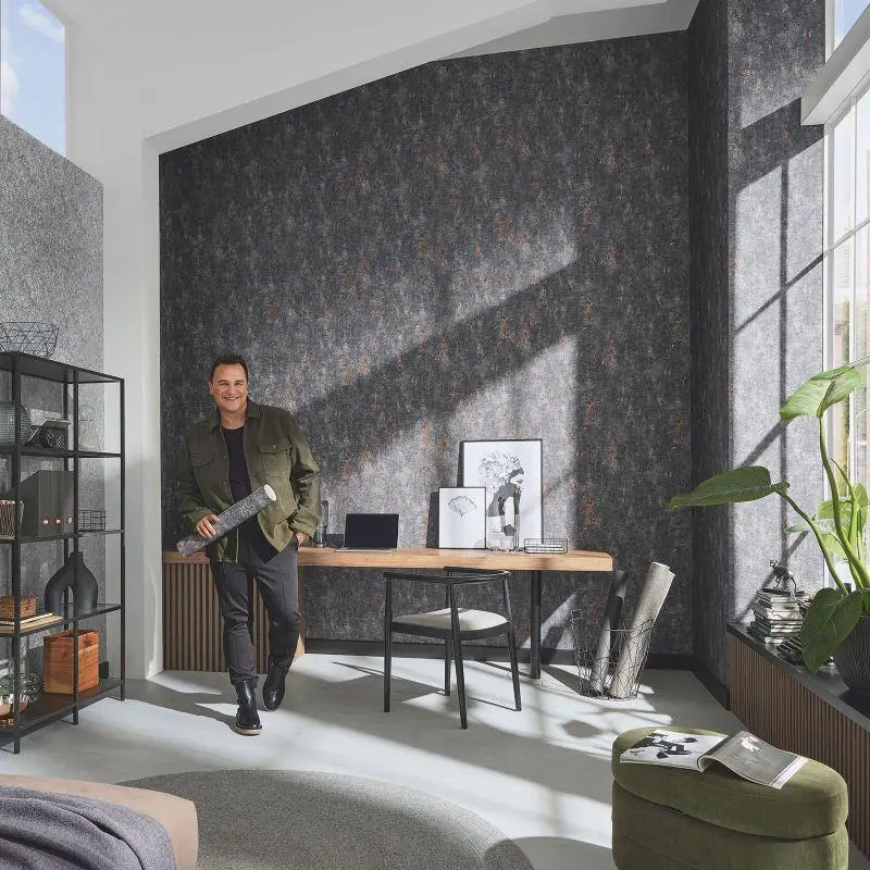 Tapete Grau, Silber Guido Maria Kretschmer Vliestapete (1044397)