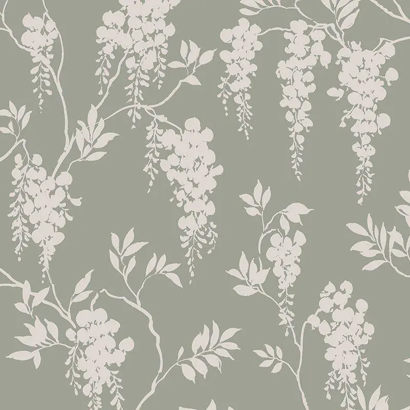 Tapete Grau, Silber, Grün Sandberg Vliestapete (1042050)