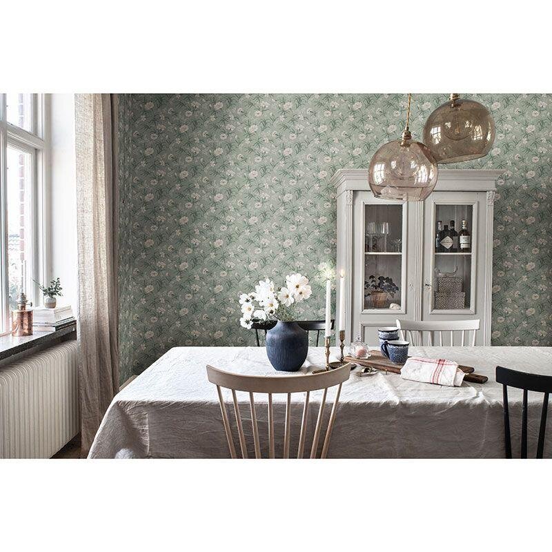 Tapete Greige, Grün Sandberg Vliestapete (1042048)