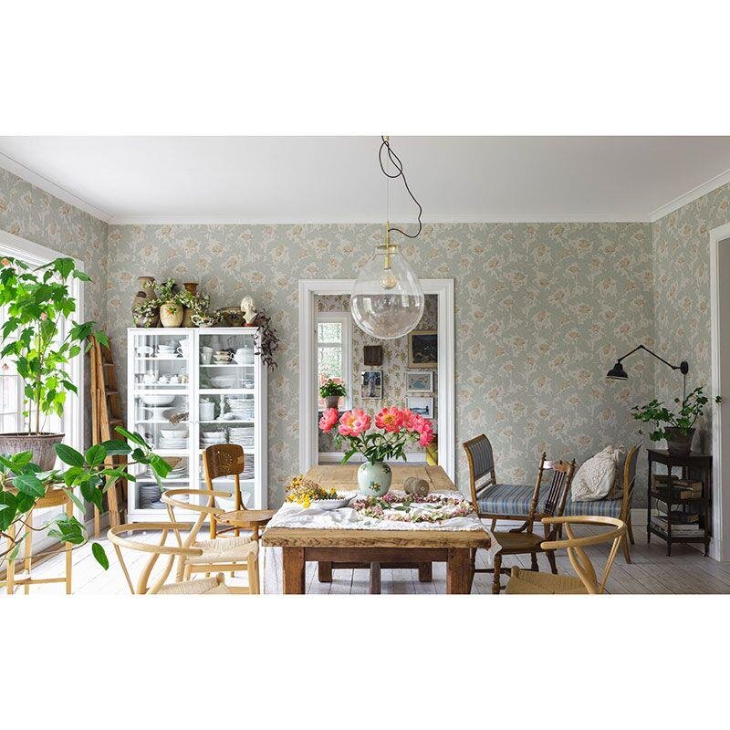 Tapete Greige, Grün Sandberg Vliestapete (1042041)