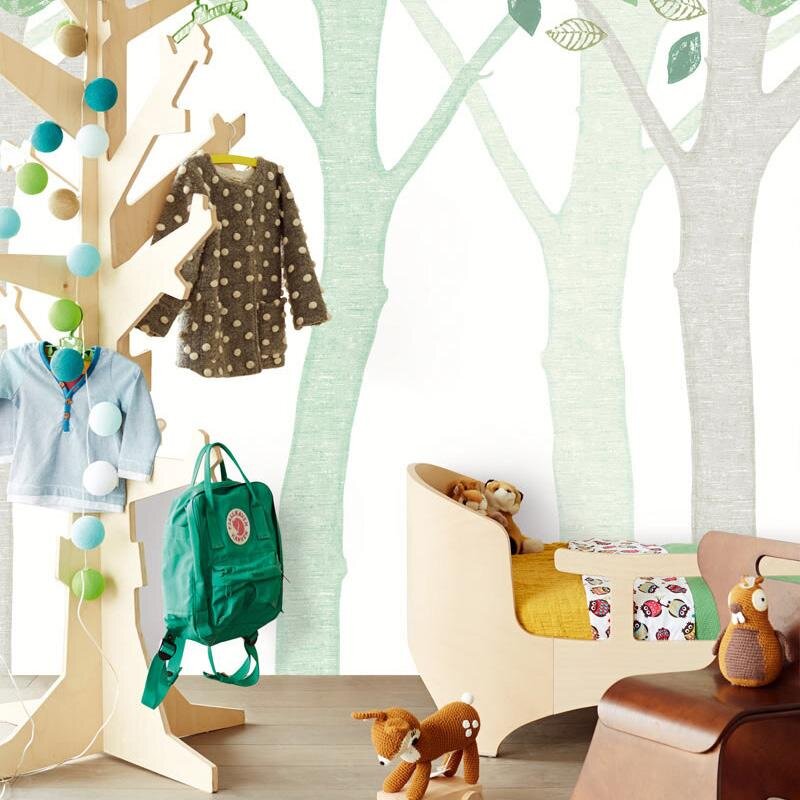 Digitaldruck-Tapete Grün, Pastellfarben, Weiß Eijffinger (1020912)