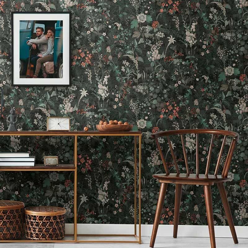 Tapete Braun, Grün, Schwarz, Anthrazit AS-Creation Vliestapete (1041995)