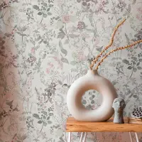 Tapete Grau, Gr&uuml;n, Lila, Pastellfarben AS-Creation...