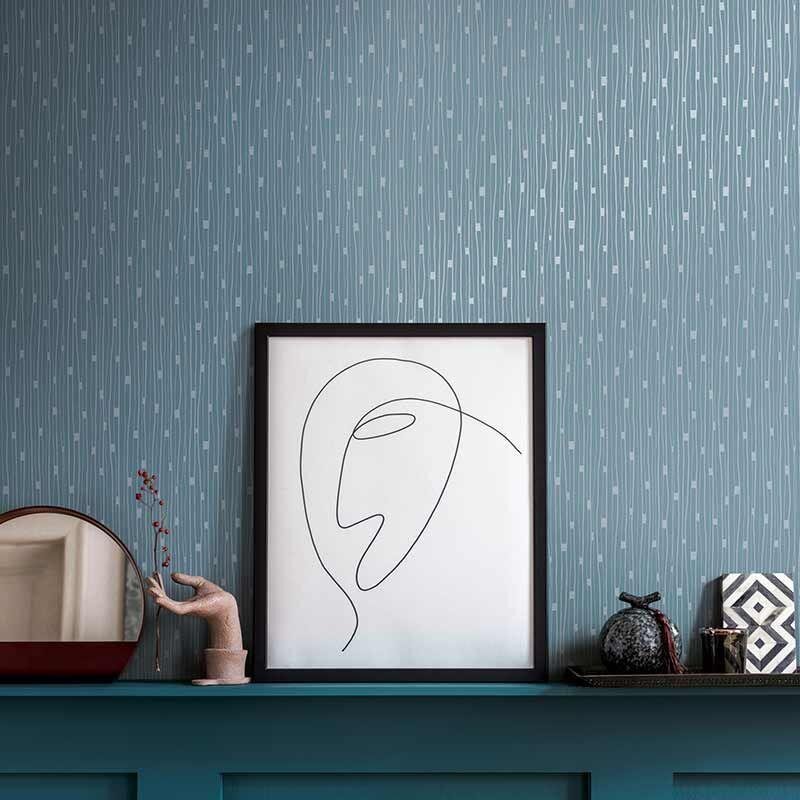 Tapete Blau, Grau, Silber AS-Creation Vliestapete (1041977)