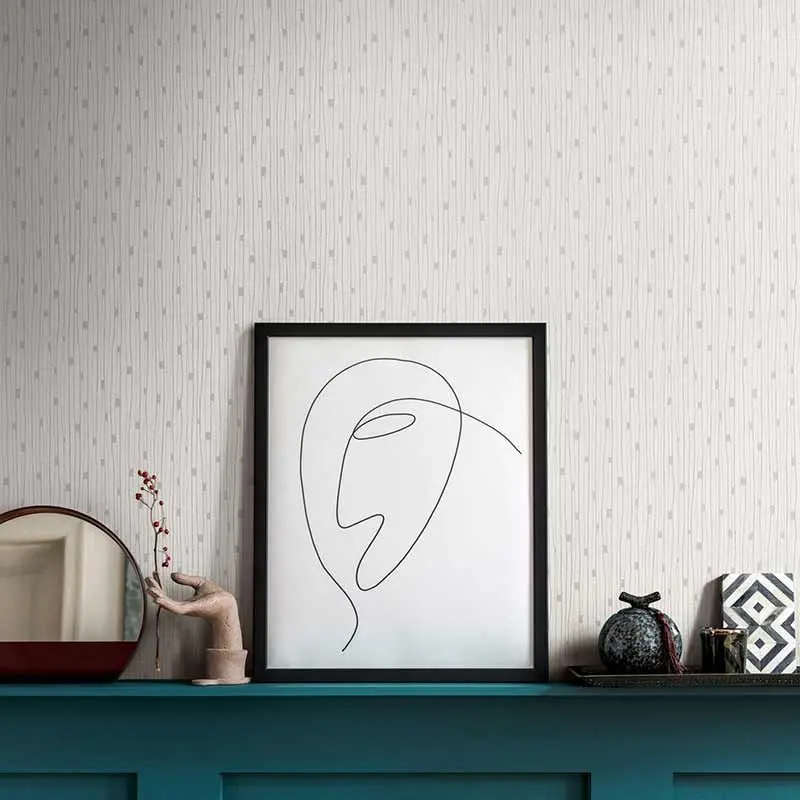 Tapete Grau, Silber, Weiß AS-Creation Vliestapete (1041976)